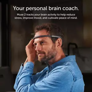 MUSE 2 Brain Sensing Headband | EEG Meditation & Neurofeedback Tracker