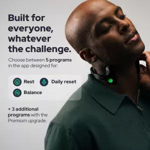 Pulsetto FIT Wearable: Vagus Nerve Support for Relaxation & Sleep