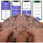 Dispositif d’aide au sommeil portable avec application de suivi – soutien naturel sans médicaments, plaque cuivre 6x4,5