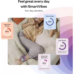 Apollo Neuro Twilight - Appareil Anti-Stress & Sommeil + Abonnement 12 Mois SmartVibes AI