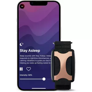 Apollo Neuro Wearable + 12-Month AI SmartVibes | Sleep Aid & Stress Relief