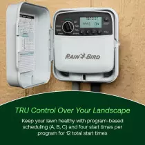 Rain Bird TRU8O WiFi Ready 8-Zone Indoor/Outdoor Irrigation Timer