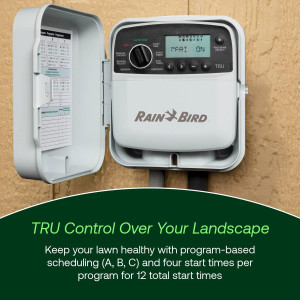 Rain Bird TRU8O WiFi Ready 8-Zone Indoor/Outdoor Irrigation Timer