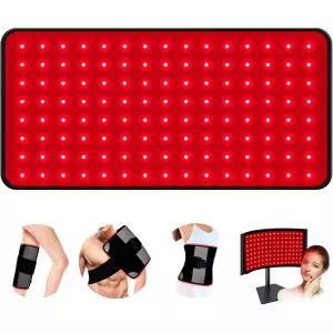 3-in-1 Red Light Therapy Mat & Panel for Face, Body & Pain Relief