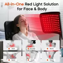 3-in-1 Red Light Therapy Mat & Panel for Face, Body & Pain Relief