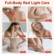 Red & Infrared Light Therapy Lamp with Adjustable Stand for Full Body