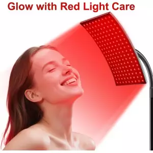 Red & Infrared Light Therapy Lamp with Adjustable Stand for Full Body
