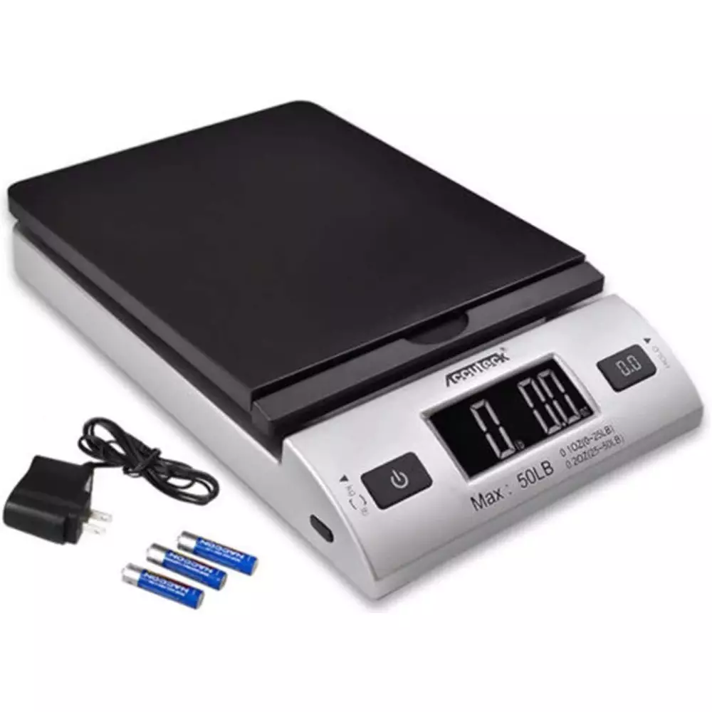 Accuteck 8250 Digital Shipping Scale - 50Lb High Accuracy, 0.1oz Precision
