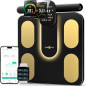 RunStar Smart Scale with 28 Body Metrics, 8 Electrodes, TFT LCD, FSA&HSA Eligible, Retractable Handle