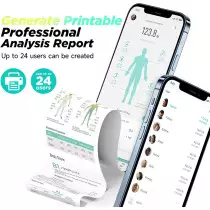 RunStar Smart Scale - 28 Body Metrics, FSA/HSA Eligible, Digital LCD