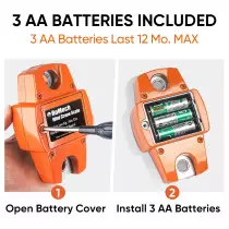 RoMech Balance Suspendue Numérique 300Kg Orange Portable