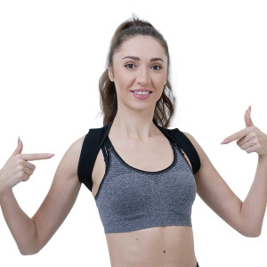 Adjustable Posture Corrector for Men & Women | Breathable Back Brace