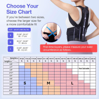 Posture Corrector Full Back Brace for Men & Women – Adjustable Pain Relief