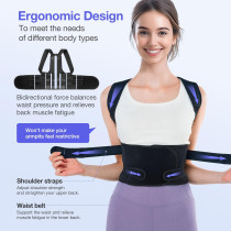 Posture Corrector Full Back Brace for Men & Women – Adjustable Pain Relief