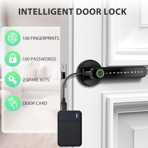 Fingerprint Door Lock Biometric Keypad Keyless Entry for Home & Office
