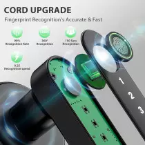 Fingerprint Door Lock Biometric Keypad Keyless Entry for Home & Office