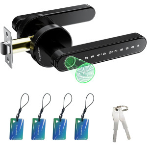 Fingerprint Door Lock Biometric Keypad Keyless Entry for Home & Office