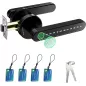 Serrure à empreinte digitale avec clavier, entrée sans clé pour porte de chambre, bureau, hôtel, appartement