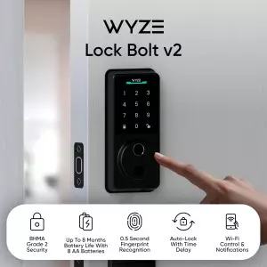 Wyze Auto-Lock Bolt v2 : serrure intelligente Wi-Fi sans clé