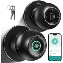 Smart Fingerprint Door Lock with App Control & Key | Keyless Entry