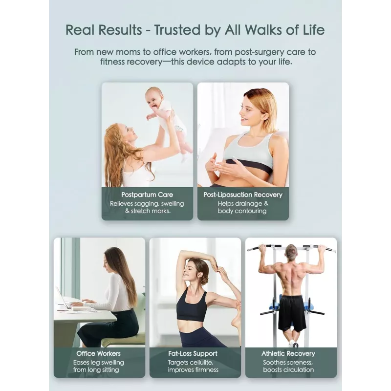 Appareil de Drainage Lymphatique Anti-Cellulite Vert Dégradé