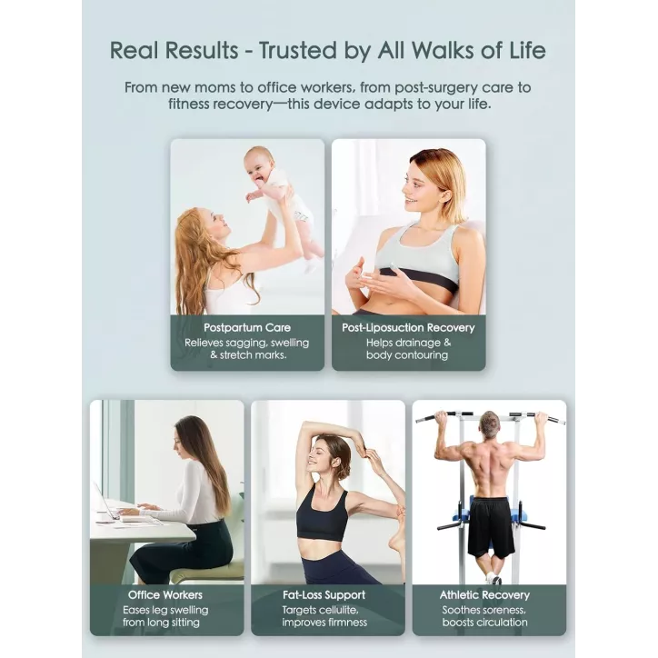 Appareil de Massage Drainage Lymphatique, Sculpteur Corps & Fascia Blaster Anti-Cellulite Vert Dégradé