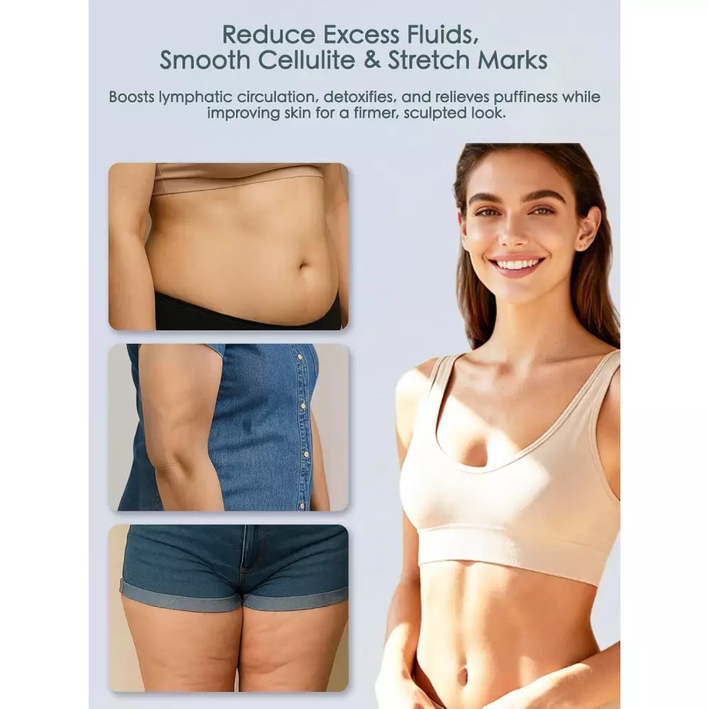 Lymphatic Drainage Massager & Body Sculpting Tool with Heat & Vibration