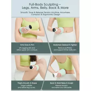 Lymphatic Drainage Massager & Body Sculpting Tool with Heat & Vibration