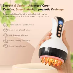 Massageur Cellulite 3-en-1 35 Vitesses - Drainage Lymphatique