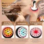 Appareil de Massage Drainage Lymphatique 35 Vitesses 3-en-1 Anti-Cellulite avec Microcourant, Chaleur, Vibration (Blanc)