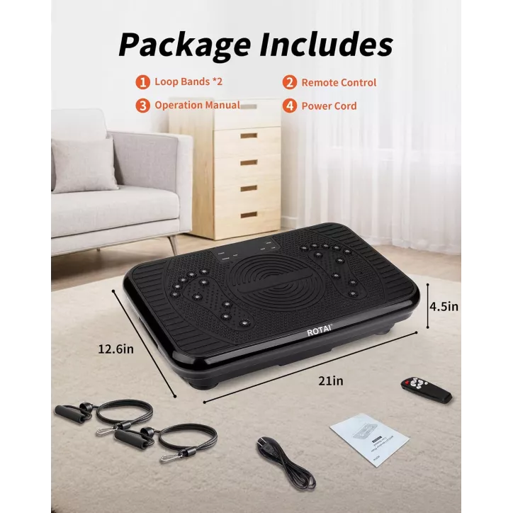 Machine de vibration Shake Plate 400 lbs pour drainage lymphatique et perte de poids, toute corps