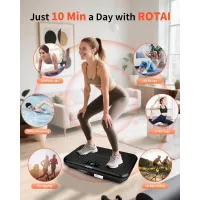 Machine de vibration Shake Plate 400 lbs pour drainage lymphatique et perte de poids, toute corps