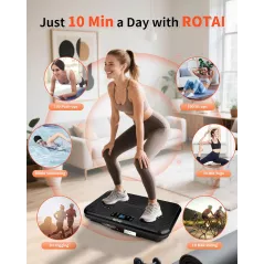 Machine de vibration Shake Plate 400 lbs pour drainage lymphatique et perte de poids, toute corps