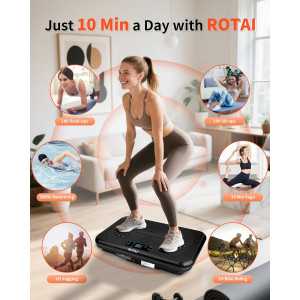 Machine de vibration Shake Plate 400 lbs pour drainage lymphatique et perte de poids, toute corps