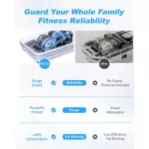 Shake Plate Vibration Machine for Lymphatic Drainage & Weight Loss, 400 lbs Capacity