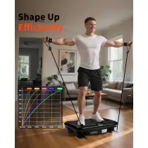 Shake Plate Vibration Machine for Lymphatic Drainage & Weight Loss, 400 lbs Capacity