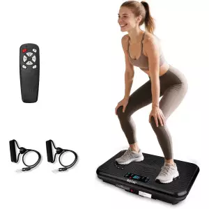 Shake Plate Vibration Machine for Lymphatic Drainage & Weight Loss, 400 lbs Capacity