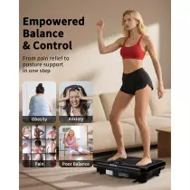 Shake Plate Vibration Machine for Lymphatic Drainage & Weight Loss, 400 lbs Capacity