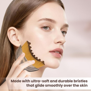 Lymphatic Contour Face Brush – Sculpt, Drain & Glow, Ergonomic Design