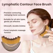 Lymphatic Contour Face Brush – Sculpt, Drain & Glow, Ergonomic Design