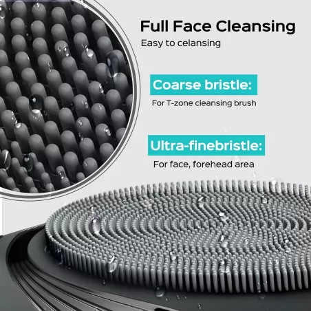 Brosse Nettoyante Visage COSLUS Silicone Étanche Rechargeable