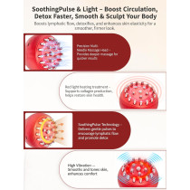 Lymphatic Drainage & Anti-Cellulite Massager with Heat, Light & Vibration