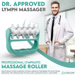 COZLOW MyoRelease : rouleau massage drainage lymphatique vert