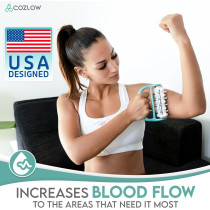 COZLOW MyoRelease Green Massager – Fascia & Scar Tissue Roller Tool