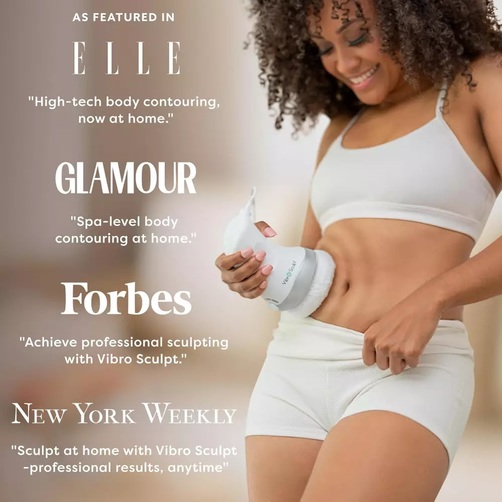 Vibro Sculpt 1.0 | Electric Body Toning & Cellulite Massager with Pads