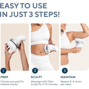 Vibro Sculpt 1.0 | Electric Body Toning & Cellulite Massager with Pads