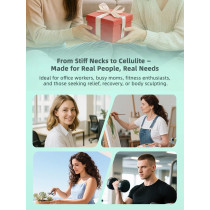 Electric Cupping Kit with Heat for Pain Relief & Body Sculpting Therapy