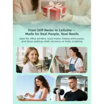 Electric Cupping Kit with Heat for Pain Relief & Body Sculpting Therapy