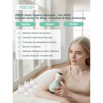 Electric Cupping Kit with Heat for Pain Relief & Body Sculpting Therapy