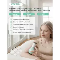 Electric Cupping Kit with Heat for Pain Relief & Body Sculpting Therapy